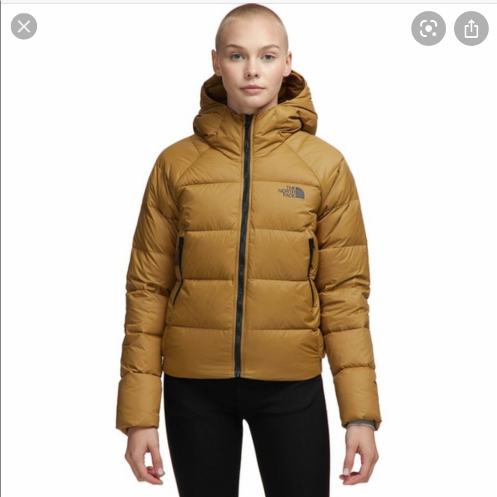 ISO NORTH FACE HYALITE DOWN HOODIE BRITISH KHAKI